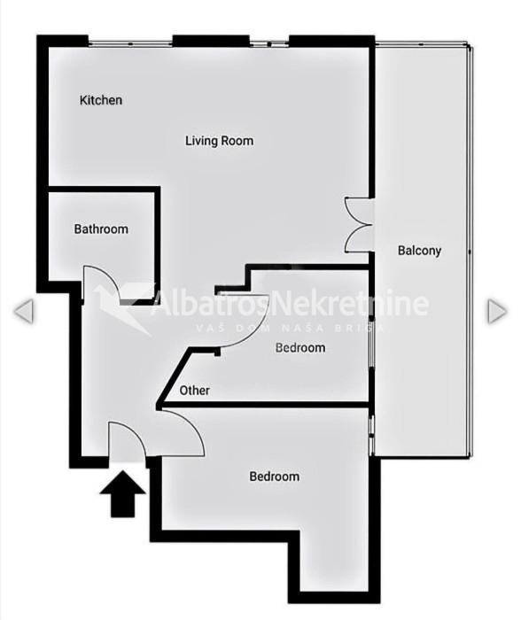 Trosoban stan 83m² u Živka Davidovića
